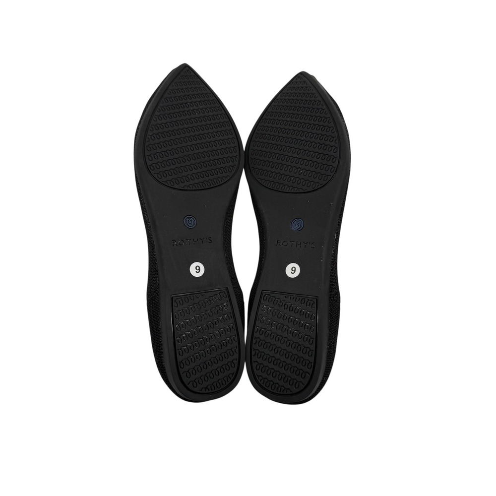 Rothy's The‎ Point Black Solid Flat Slip On Shoes… - image 9
